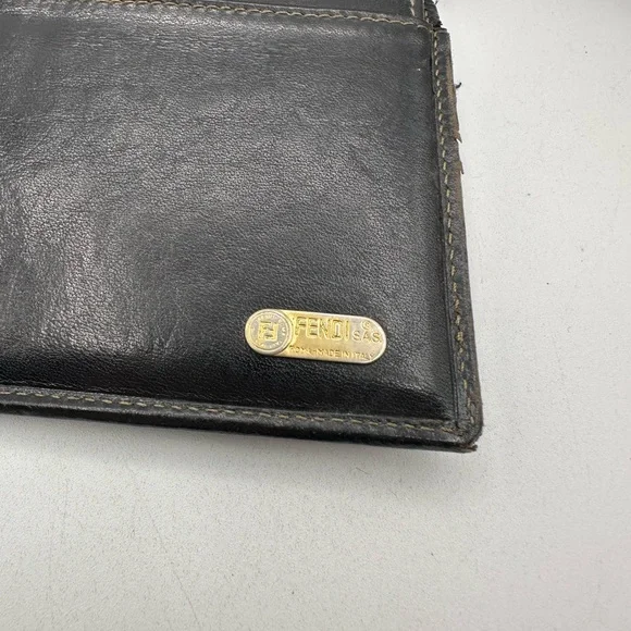 Fendi 2 PC Tri fold with slim bi fold Wallet - Picture 9 of 12